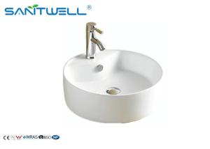 Quality Round Circle Deep Ceramic Wash Basin Ceramic Art Basin Above Counter wholesale