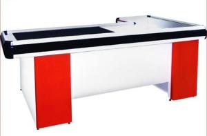 Quality Electric Motor Shopping Mall / Grocery Store Checkout Counters For Retail Stores wholesale