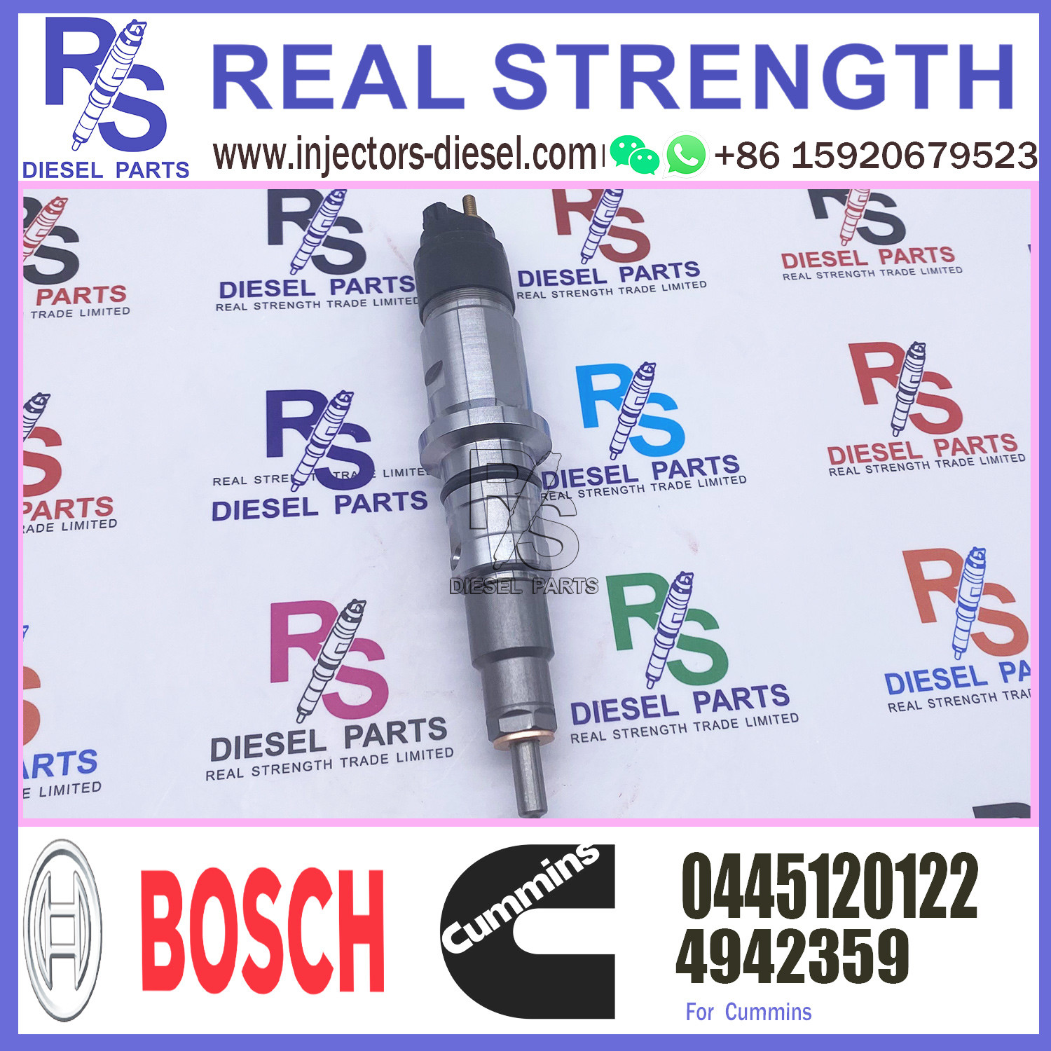 0445120122 injector 4942359 diesel fuel injection common rail injector 0445120122
