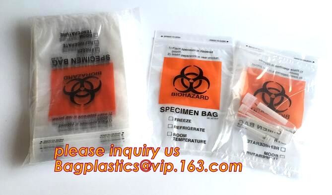 Custom printed LDPE medical Zip lockk pills medicine zipper resealable small plastic bag, medical grade clear plastic zipp