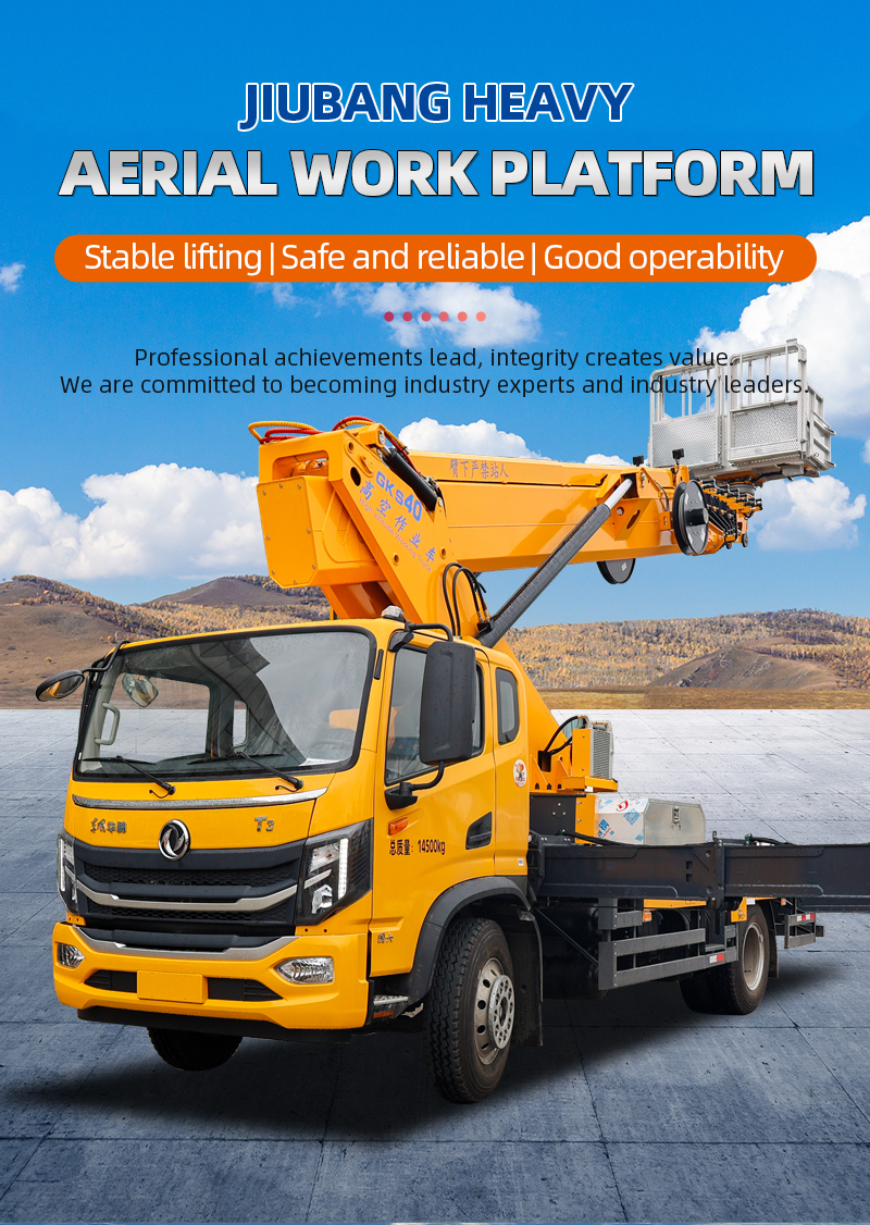 Cheap price Dongfeng 40 m aerial platform work vehicles Articulated Boom with Liftlifting bucket type on sale