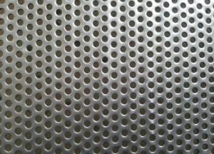 Quality SS304 Perforated Stainless Steel Screen 0.5mm To 10mm Round Hole wholesale