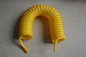 Quality Custom Yellow Plastic Big Coiled Bungee Cord Lanyard wholesale