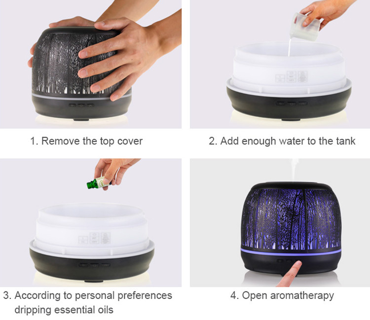 500ml Ultrasonic Aromatherapy Diffuser