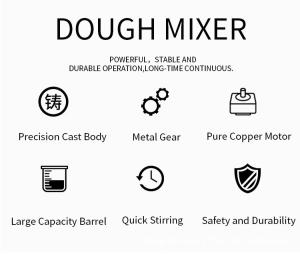 Quality Large Capacity bread mixer machine Commercial Stainless Steel 10L wholesale