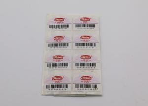 Quality Waterproof Anti Counterfeit Sticker UV Resistant With Tamper - Evident Function wholesale