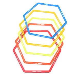 Quality Hexagonal Octagon Speed Ladder , Dia.50cm Football Speed Rings wholesale