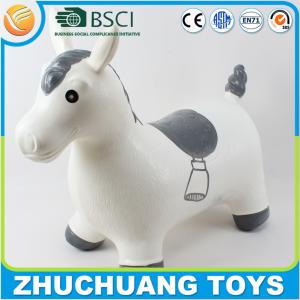 Quality big inflatable animal life size plastic horse wholesale