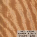 Okumen Natural Wood Veneer Plywood Customized 0.18 - 0.55mm Thickness