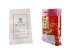 Colored Print Woven PP Sacks 25kg - 50kg Single Double Sewed Bottom