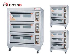 Quality 19.8kw Commercial Bakery Kitchen Equipment Six Tray Electric Baking Oven wholesale