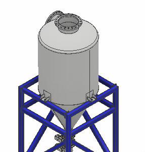 Quality Anti Corrosion 100mm Diameter Stainless Steel Cyclone Separator wholesale