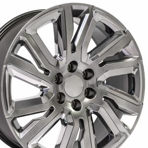 Quality TUV 22 Inch GMC Denali Replica Wheels 5901 Gloss Black Chevy Tahoe Chrome Rims wholesale
