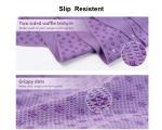 ODM purple Non Slip Hot Microfiber Yoga Towel With Grips
