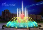 Stainless Circle Water Fountain High Spray Signal Control