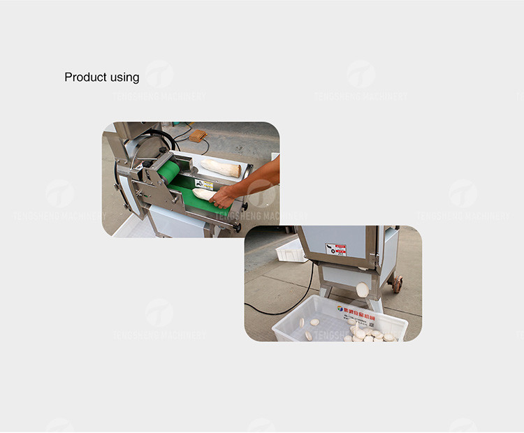 Chicory Revolving Door Cabbage Slicing Machine , Crosscut Knife Cabbage Chopping Machine