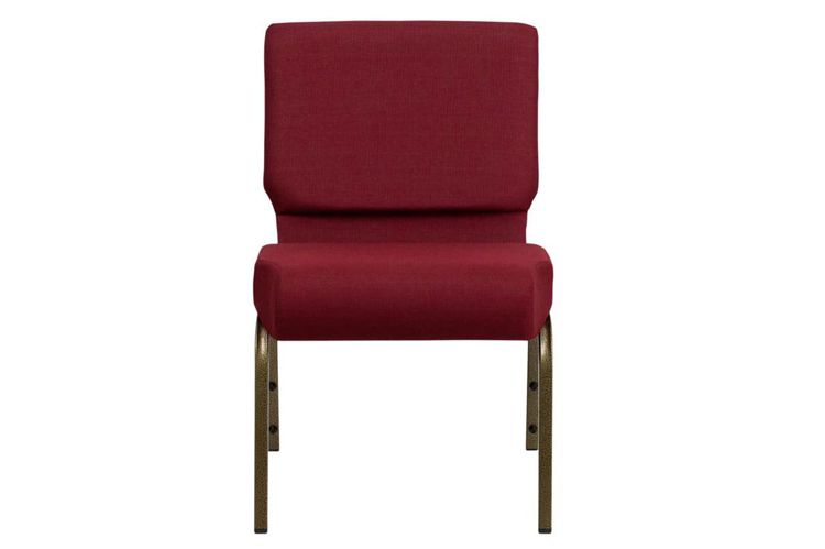 Customized Cushioned Church Chairs Iron Frame Comfortable Church Chairs