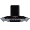 Buy cheap Modern Wall Mount Glass Chimney Hood with LED Lighting Aluminium or Baffle from wholesalers