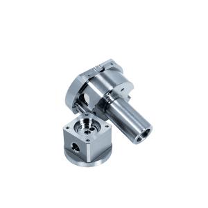 China Micro Machining Aluminum CNC Parts Stainless Steel Flange Bushing Sandblasting on sale