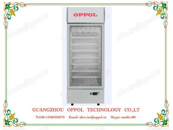 OP-709 Auto Defrost Temperature Display Door Lock ODM Pharmacy Storage Fridge