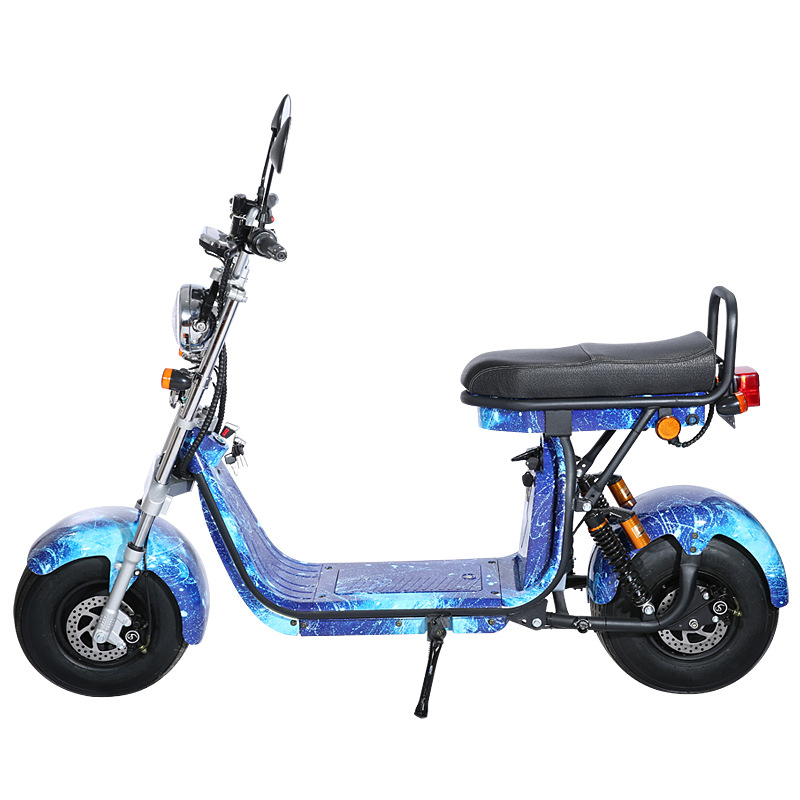 Two Seat Golf Citycoco Electric Scooter 1500w 60v 12ah 200kg Load