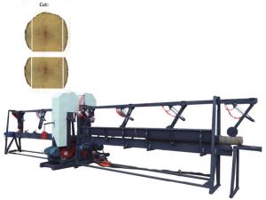 Quality Twin Vertical Band Saw Machine / Industrial Equipment Log Twin Vertical Band Saw Mill Machine wholesale