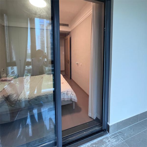 Wholesale Retractable Mosquito Screen Door Frame Aluminum Alloy Barrier Free Fly
