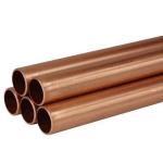 Pure Straight Copper Coil Pipe C11000 C12200 0.8mm / 1mm