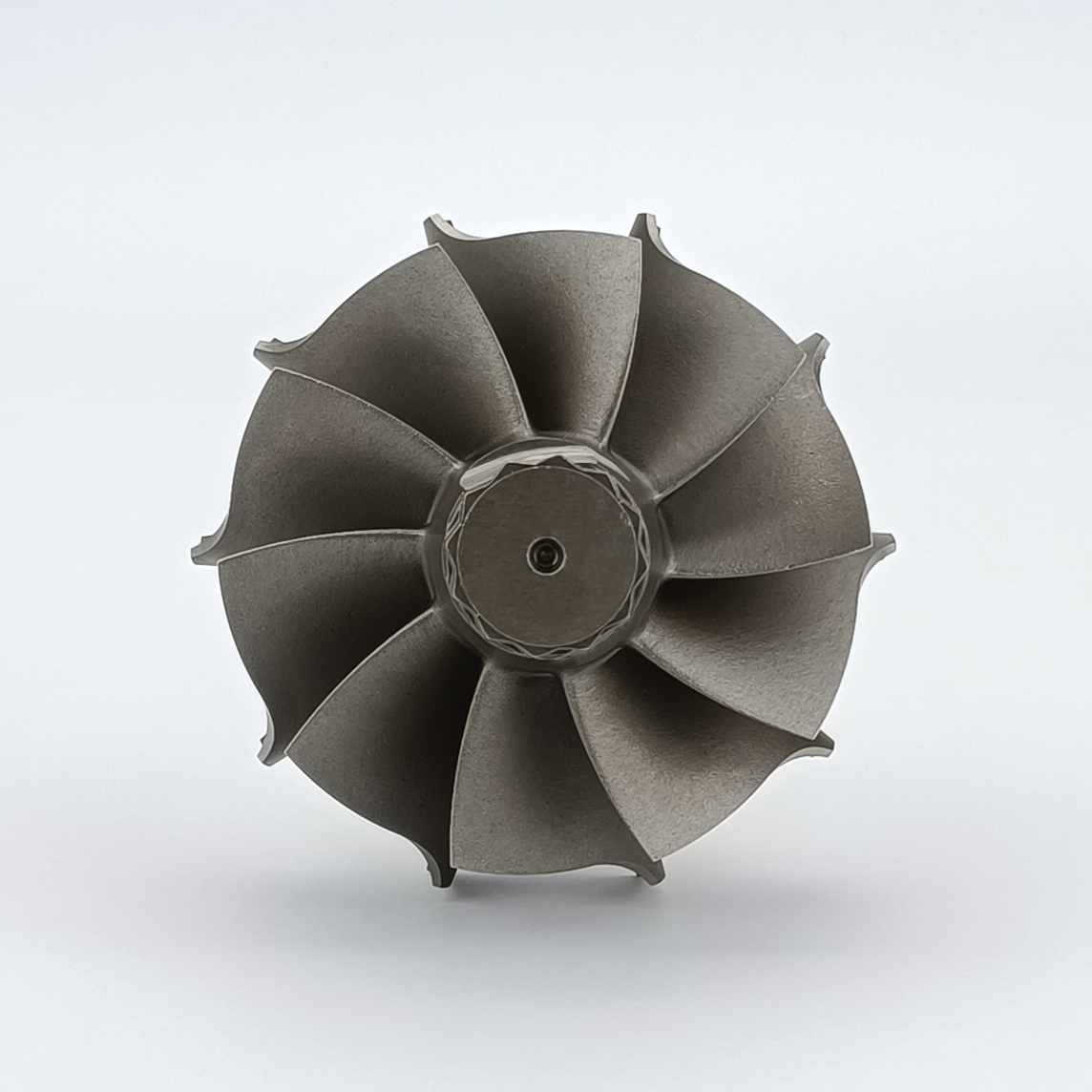 MS-TECH Turbo TD08 Dual Ring Reverse Turbine Wheel Shaft Ind 74.2mm Exd 64.95mm Blades 10 Length151mm