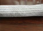 Silver Plated Stainless Steel Braided Sleeving , Braided Stainless Steel Tubing