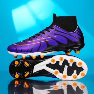 Quality Cristiano Ronaldo CR15 Euro Cup Soccer Shoes with Cleats Long Studs Soles For Adult Soccer shoes wholesale