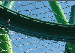 Quality Fall Prevention Stainless Steel Rope Netting With Ferrule Cable Mesh Corrosion Proof wholesale