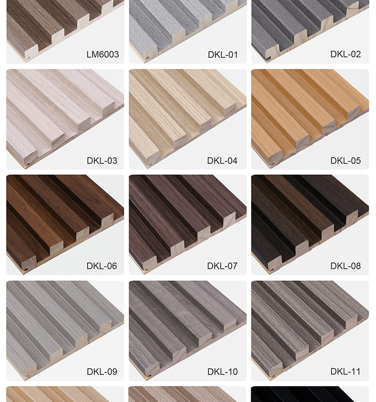 Factory Interior Decoration WPC Composite PVC Wall Panel WPC Indoor Wall Panel