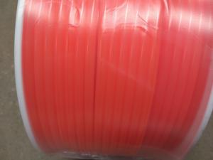 Quality Flexible Smooth Polyurethane / PU Round Belt Orange Color For Textile Industry wholesale
