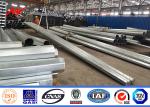 35FT 127-248mm Tubular Steel Poles 2.75 / 3mm Thick Hot Dip Galvanized