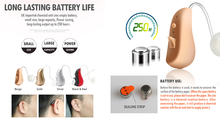 Waterproof Digital Hearing Amplifier Price / OEM Supported Ear Hearing Aid