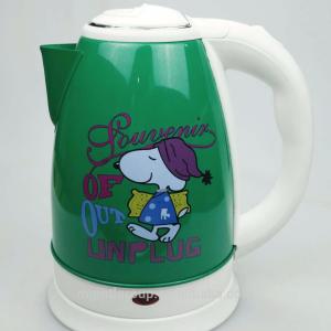 Quality Green Color Printing Stainless Steel Electric tea Kettle wholesale