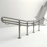 Impact-Resistant Stainless Steel Handrails for Heavy-Duty Use
