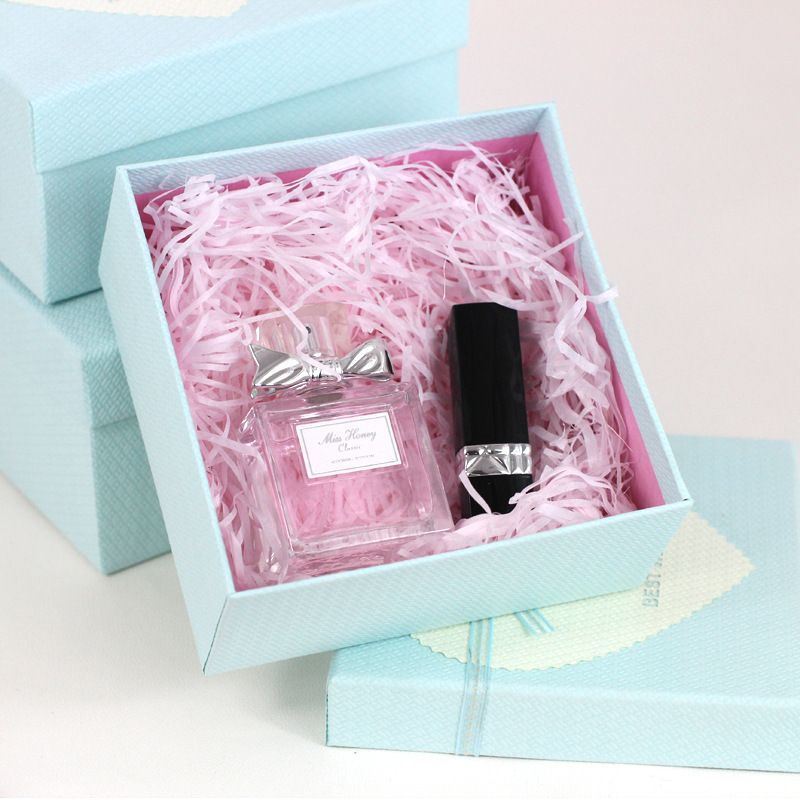 Exquisite Lid and Base Christmas Packaging Paper Gift Box, Custom Logo Printing Cosmetic Beauty Products Carton Box
