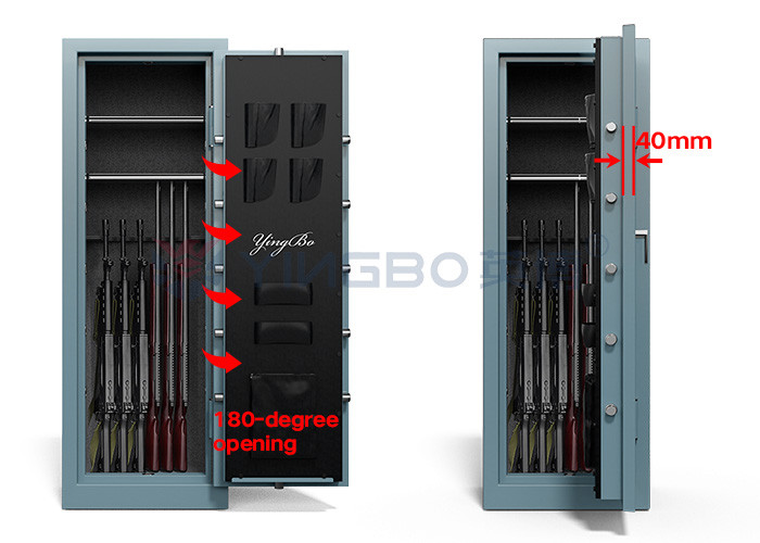 Simple Yet Fashionable Key Lock Gun Safes For Home Security