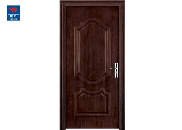 Black Walnut Fireproof Steel Wooden Interior Door