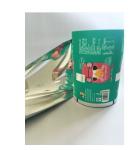 recyclable food packaging film/printed plastic food packaging film rolls