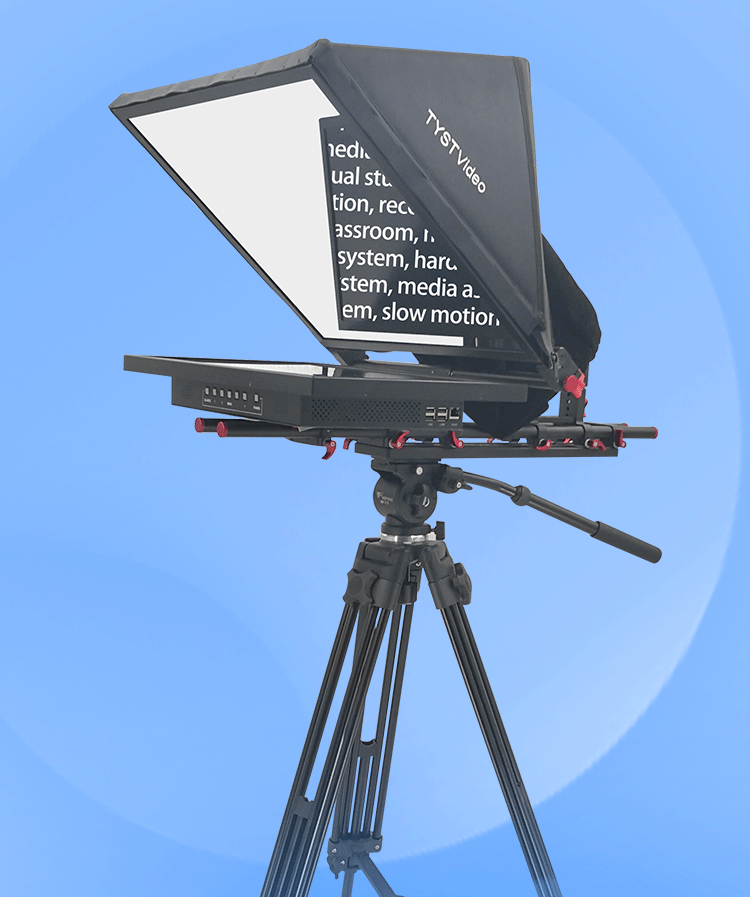Supported Language 21" Studio Teleprompter for Professional TV Broadcast from TYSTVideo