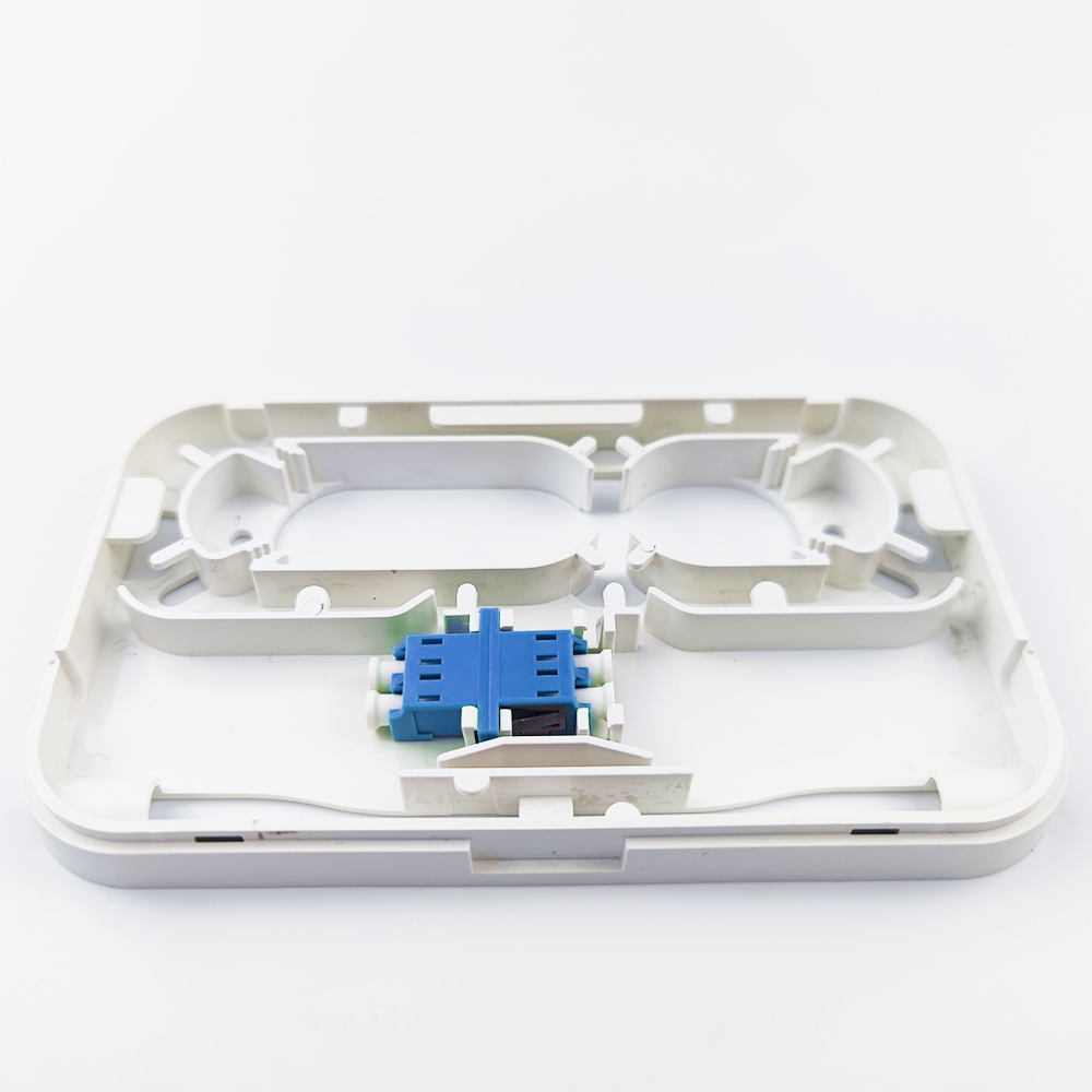 FTTH Network Wired LAN Plastic Fiber Optic Faceplate Socket Panel 1 Core Indoor Product