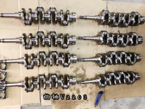 Quality Forged Steel/Alloy V2203 Diesel Engine Crankshaft wholesale