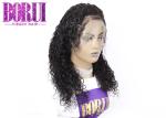 Brazilian Water Wave Full Lace Wig , Unprocessed Human Hair Wig For Women
