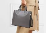 Three sizes PU leather tote one-shouldered crossbody custom logo women's handbag