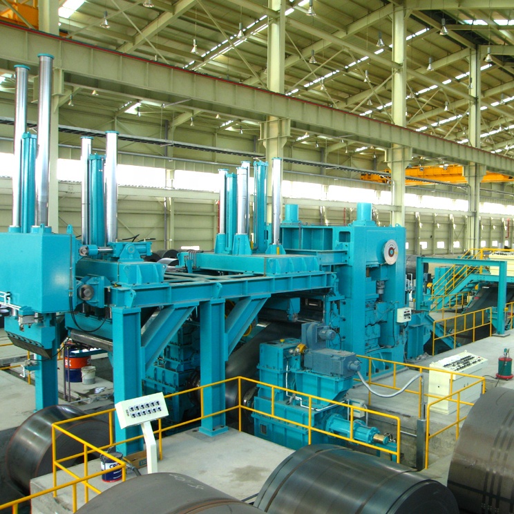 Metal Coil Uncoiling Leveling Mobile Shear Assembly Line with 0-30 m/min Cutting Speed