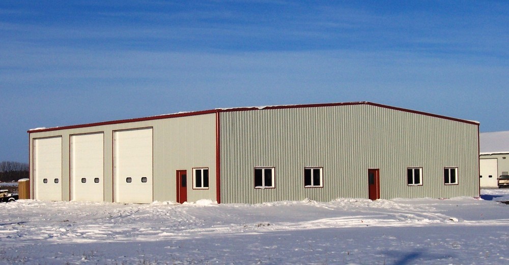Customizable Steel Structure Workshop Low Maintenance With C Section / Z Section Purlin