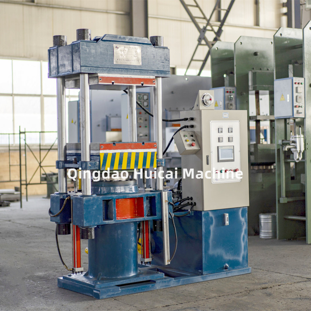 PLC Touch Screen Control System Flat Vulcanizing Press for Rubber Plate Manufacturing
